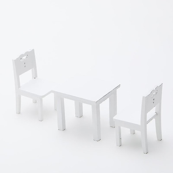 3-delad set av bords- och stolsimulatormöbler för barn