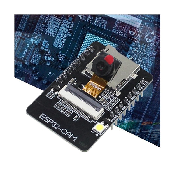 Esp32-cam Utvecklingskort + OV2640 Kameramodul Set 520kb + 4m Psram 32mbit Wifi + Bluetooth Ultra Låg