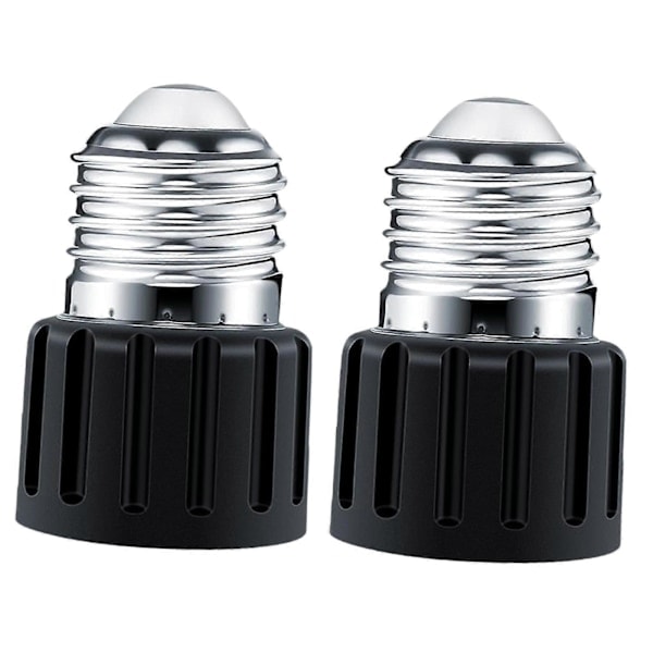 2x E26 sockeladapter, lamphållare, högtemperaturbeständig, universell praktisk lättinstallerad glödlampssockeladapter