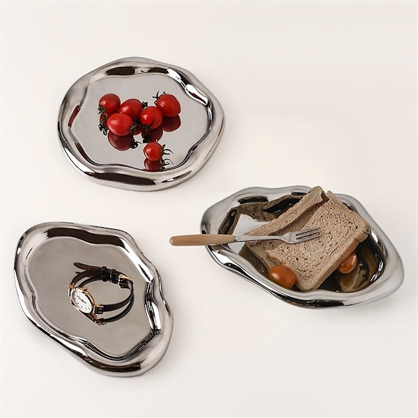 Ins Style Bakke Smykkeopbevaring Bakke Let Luksus Keramik Opbevaring Display Bakke Snack Bakke Moderne Dec