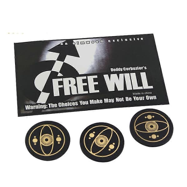Free Will Magisk Trick Trollkarl Närbild Rekvisita Gimmicks Prank Verktyg