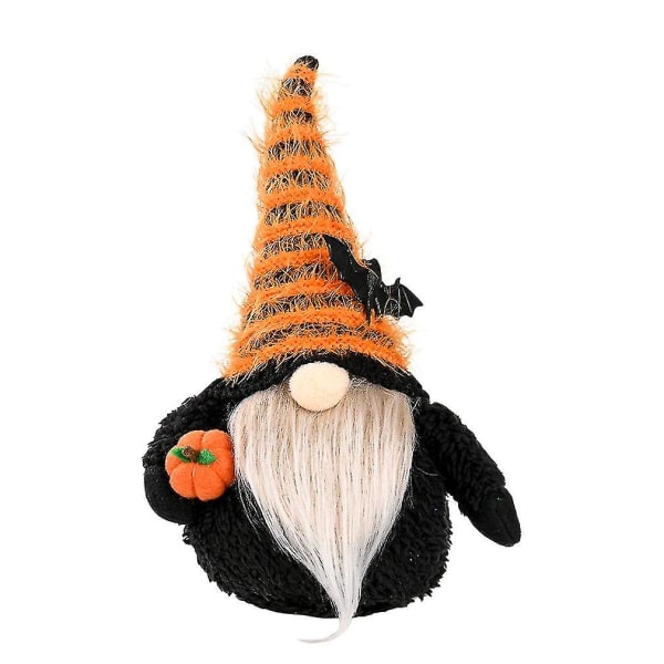 Halloween Gnomes Pehmo Decor Käsin valmistettu Tomte Ruotsalainen Gnome Nisse Skandinavian Tonttu Koristeet Witch Spider Pehmolelu Lahjat