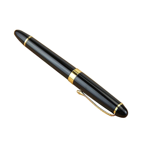 Jinhao X450 Fyllpenn Svart Medium Nib Guld Trim Fyllpenn