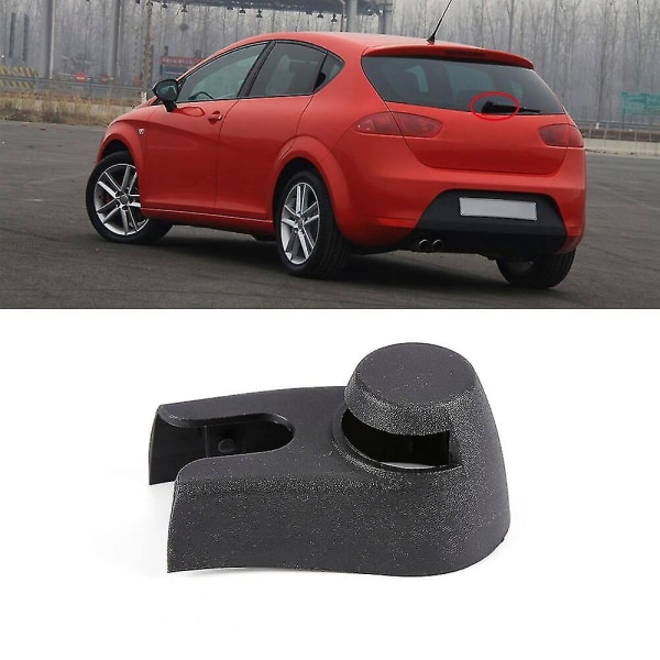 2024 Seat Ibizalle 2009-2012 Takalasinpyyhkijän varren mutterin cover Cap Musta