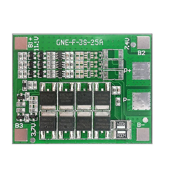3s 12v 25a Styrkortet Bms Charr Med Förbättrad Pcb B