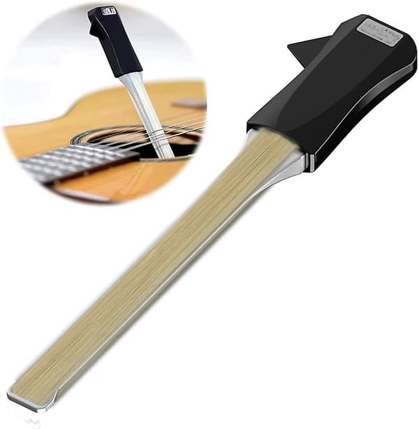 Gitarrbåge Båge Gitarrplock Akustisk Gitarr Prestanda Dubbelsidig Gitarrbåge Med Inbyggt Plock, Kreativ Gåva För Nybörjare