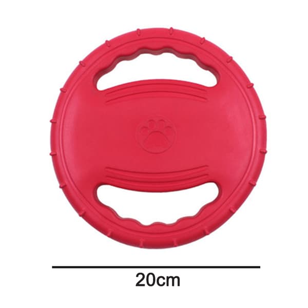 Kaksikahvainen koiran frisbee - punainen