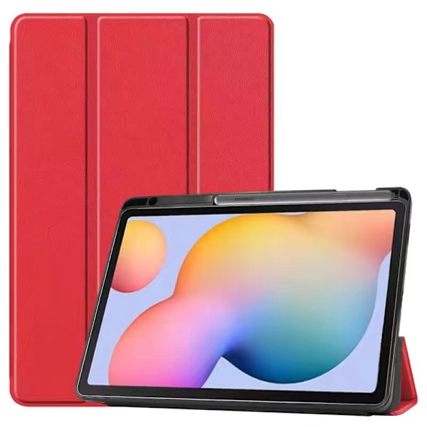 Samsung S6 Lite 10.4/p610/p615 Tablet-kotelo Samsung Tablet -kotelo Custer, punainen Red