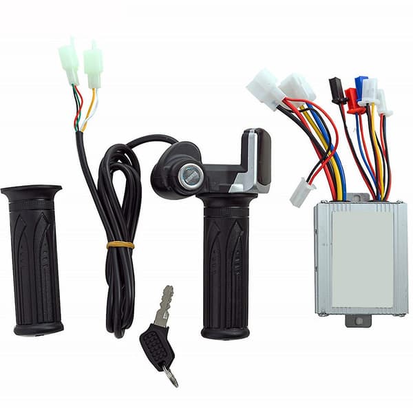 Elcykel Tilbehør 36V 500W Controller og Gasgreb med Skrue Motor Controller til Elcykel E-Bike