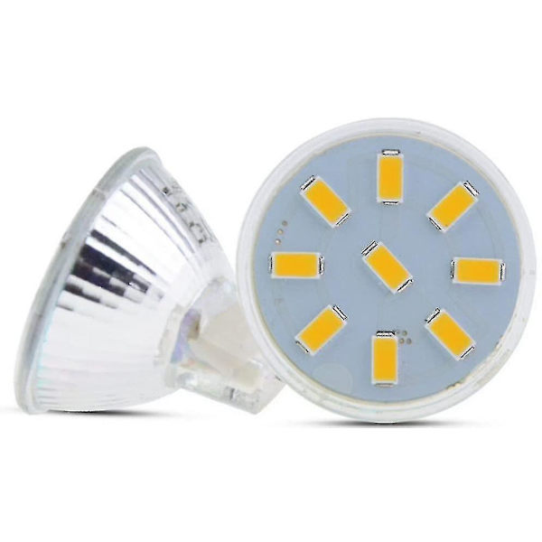 2W LED MR11 LEDMR11 GU4 LED Pærer LED Flood Light Pære SMD 5730 9LEDs MR11 LED Pære Kompatibel Hjem Landskab Sporbelysning, Ækvivalent 20W Hal