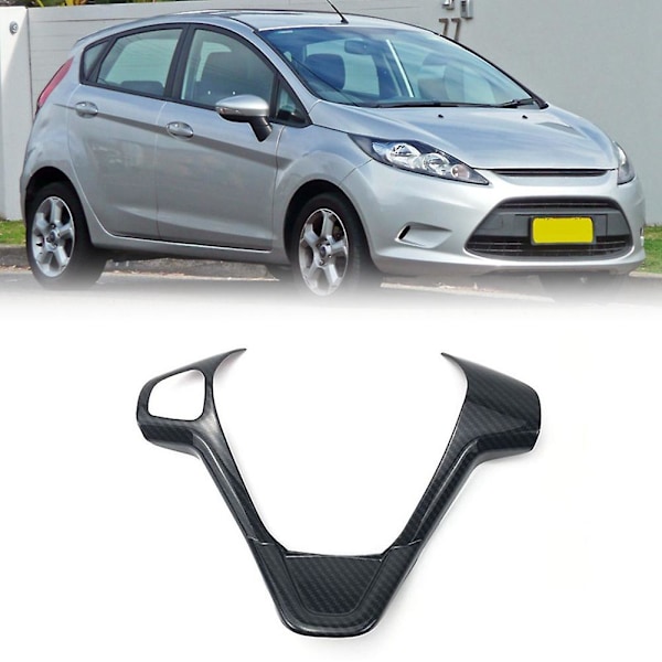 Kolfiberrattpanelöverdrag Trimram Dekal för Fiesta Mk7 2009-2017 Ecosport 20