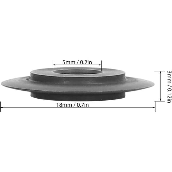 Rørkutterblader. Erstatningshjul. Erstatningsblad for kobber-, aluminium- og plastrør. 10 stk.