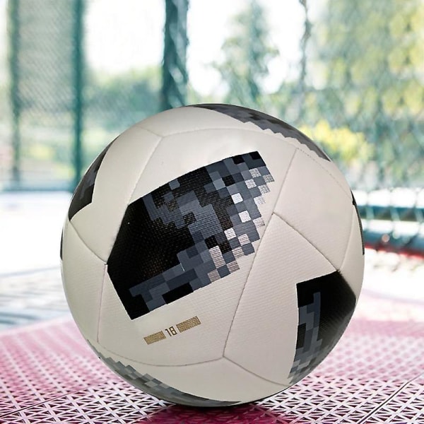 Jalkapallon MM-kisojen harjoituspallo (match Training Ball) aikuisten jalkapallon ottelu 5 (musta) aikuisten unisex