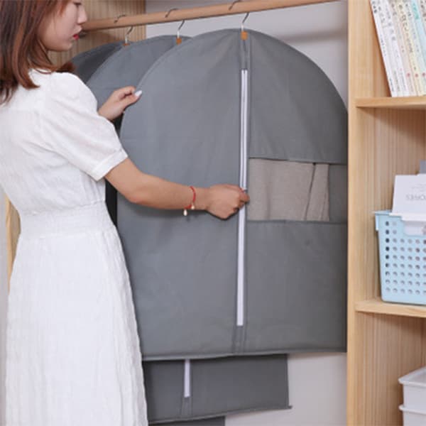 5-delat set stor storlek 60*100cm dammskydd - grå