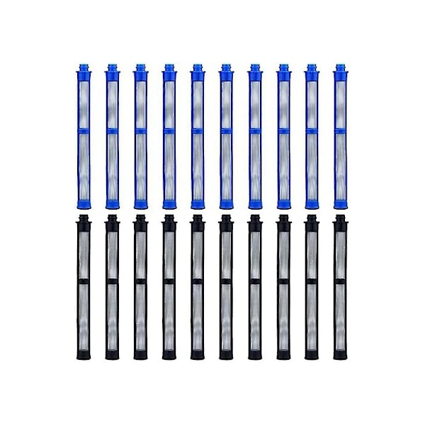 Luftløse sprøytepistolfiltre - 287033 10-stk 100 Mesh Latex og 287032 10-stk 60 Mesh Latex for de fleste trykk