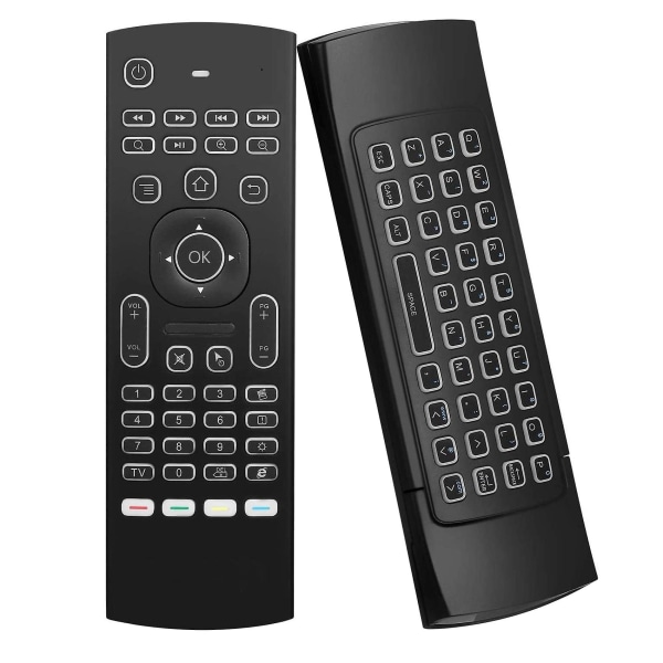Mx3 Air Keyboard Baggrundsbelyst Smart Fjernbetjening 2,4g Rf For Tx3 Android Tv Box
