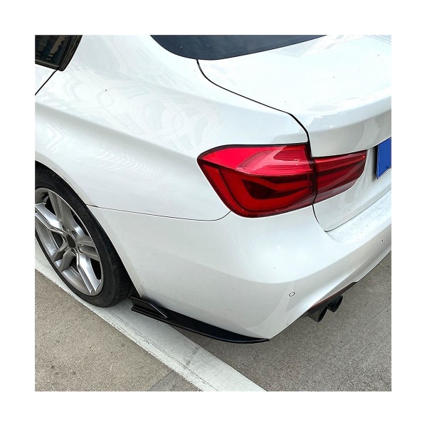 Bakre stötfångarläpp Diffusor Sidosplittrar Karosskit för 3 4-serie F30 F31 Sedan/Touring 2013-2019