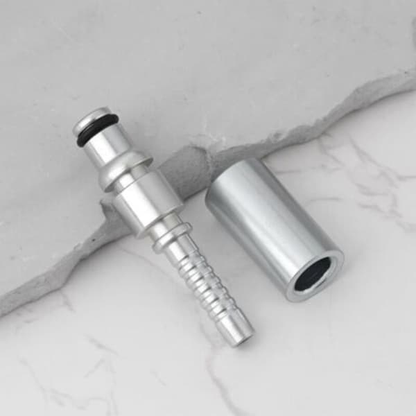 Set med 2 8,9 mm högtryckstvättslanganslutningar kompatibla med Karcher AR reparationsadapter