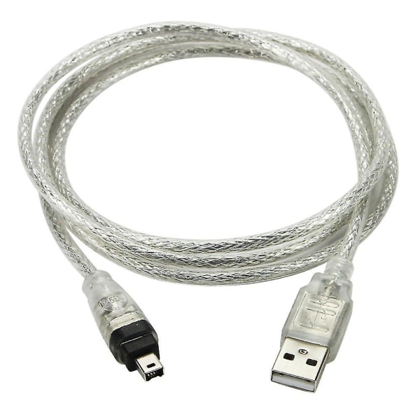 USB Han til Firewire IEEE 1394 4-polet Han iLink Adapterkabel til Sony DCR-TRV75E DV