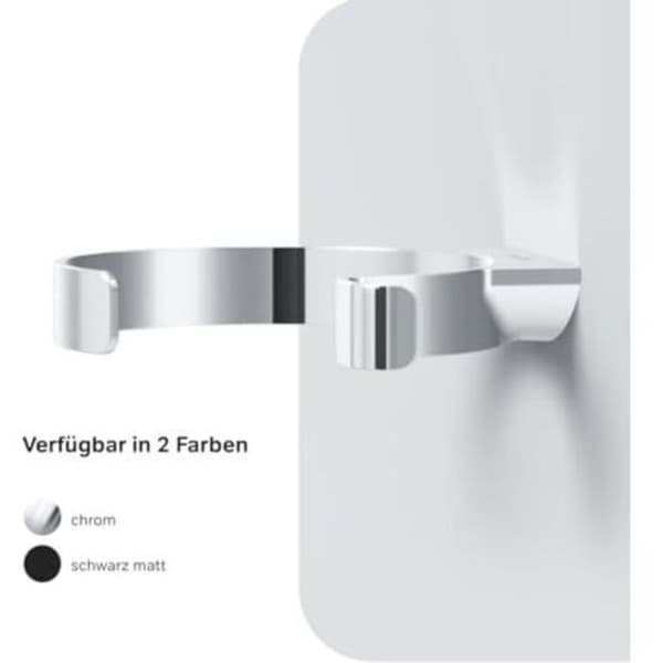 3.5x3.2x11 Hårtørrerholder i rustfrit stål. Krom hårtørrerstander