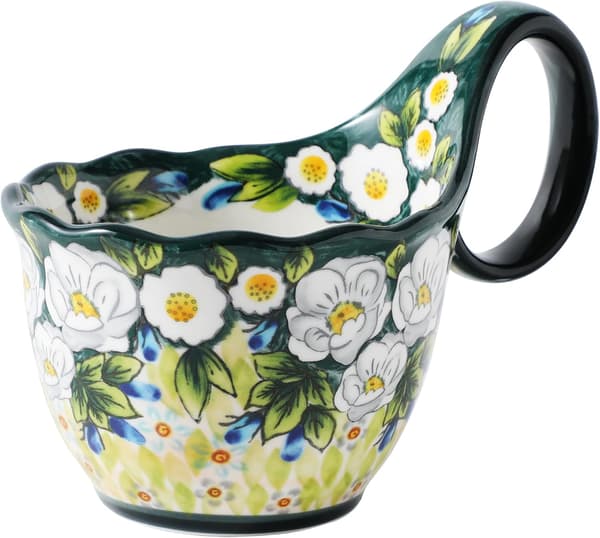 18oz Soppskål med handtag Mikrovågssäker, Soppskål för presentköpare