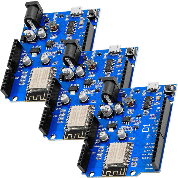 3 X D1 Board NodeMCU ESP8266MOD-12F WiFi WiFi-modul kompatibel med för