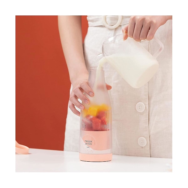 Bärbar Blender, liten Blender för Shakes och Smoothies, Personlig Resestorlek Blender med Magnetisk