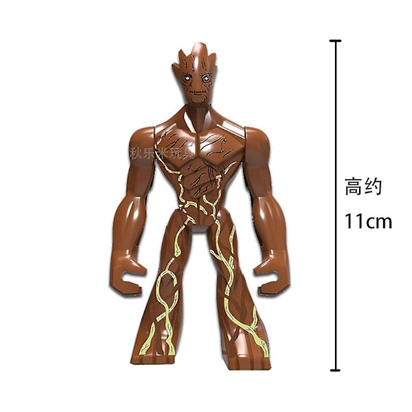 9 st Guardians of the Galaxy Minifigurer Byggklossleksaker Barnpresenter