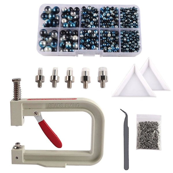 Pearl Inställningsmaskin DIY handgjorda pärlor Handpressverktyg för hantverk
