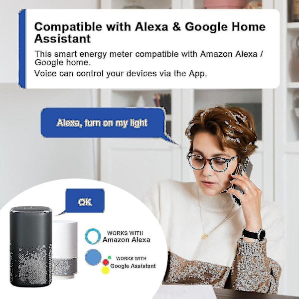 63A Wifi Smart Energimätare