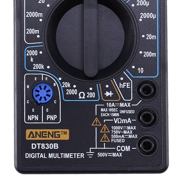 Aneng Dt830b Mini LCD Digital Multimeter Elektrisk Voltmeter Amperemeter Ohm Testare AC/DC 750/1000V Amp