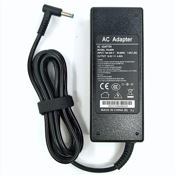 Passer for HP laptoplader 19.5V3.33A 4.62A blå port datamaskin strømadapter usb 90W 19.5V4.62A 4.5*3.0 interface