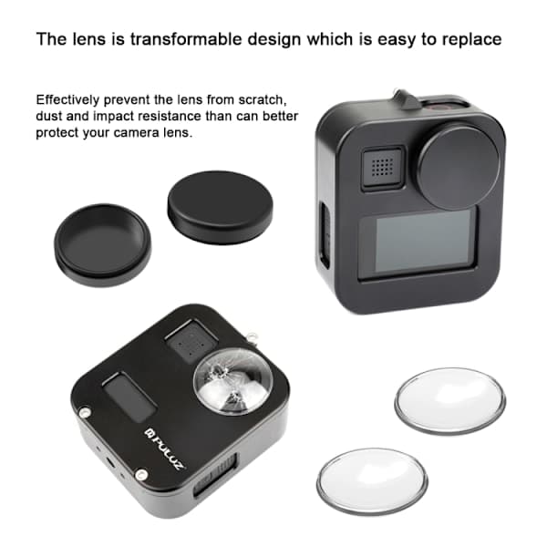 GoPro Max Skyddsfodral CNC Aluminiumlegering Skyddsram