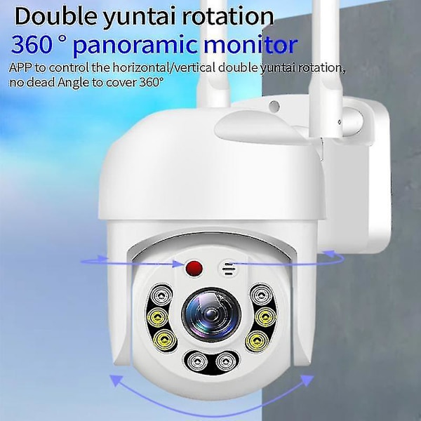 5G Wifi-kamera Ulkotiloihin Ptz Ip-kamera 1mp Langaton Nopeuskupu CCTV-turva