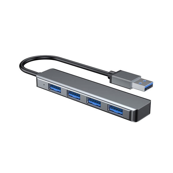 4-portinen USB 3.0 ja 2.0 ohut Type-C-jakaja, pidennysjohto pöytätietokoneille ja kannettaville