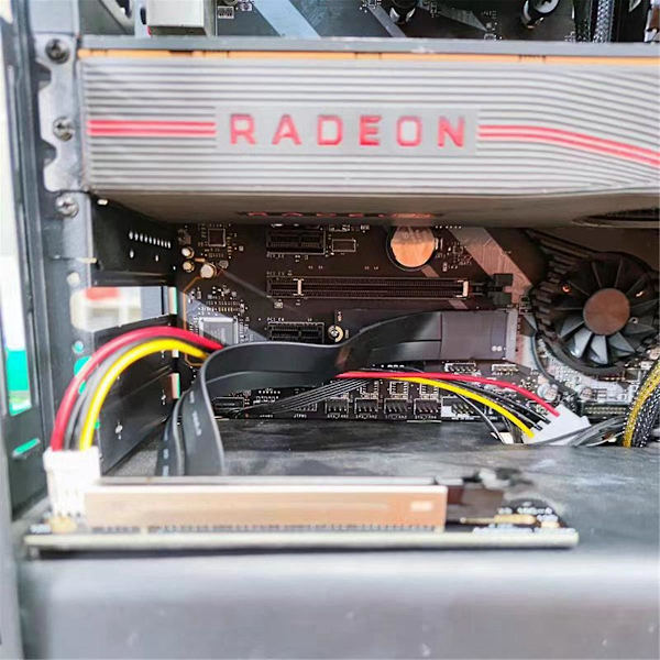 Nvme-Pcie X16 -sovitin kaapeli M.2 -mkey 16x laajennusadapterikaapeli M2-liitäntä ulkoinen grafiikka