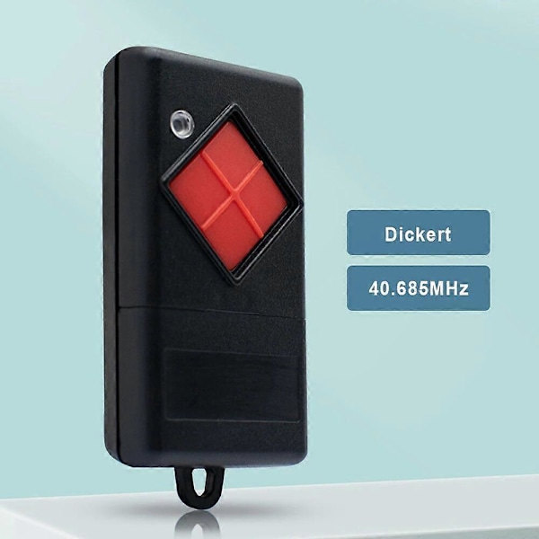 Ny Dickert MAHS40 MAHS40-01 MAHS40-04 Garage Fjärrkontroll Röd Knapp 40685MHz Åtkomstnyckel Sändare