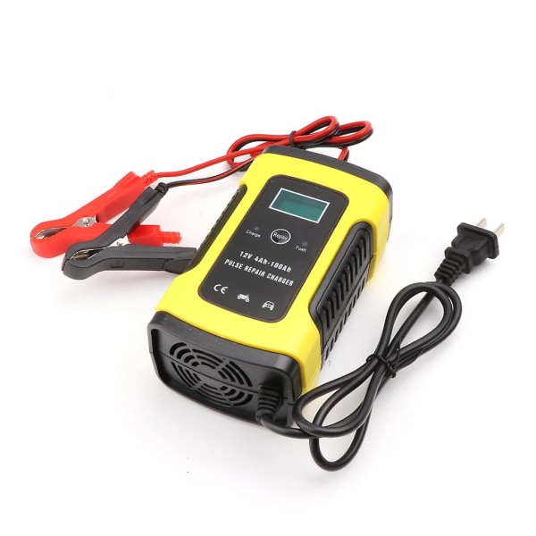 12V 6A LCD Reparations Batterilader Blybatteri Strømbatteriladere Til Bilmotor