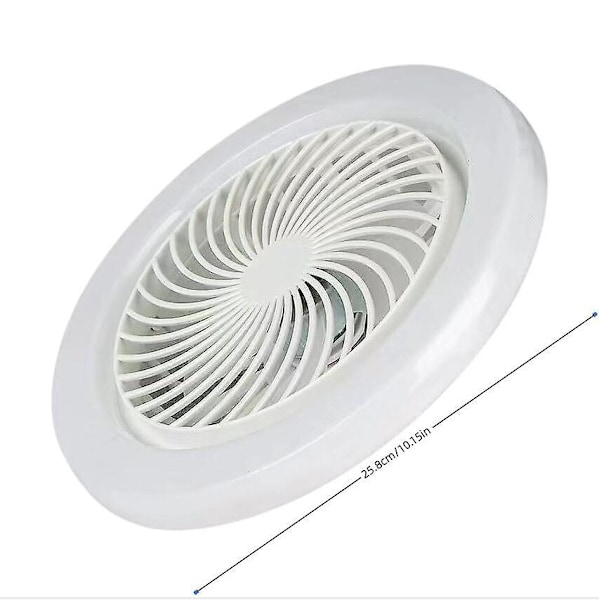 Fanlight-kattotuuletin valoineen, matala profiili, kattovalaisin tuulettimella, piilotettu sähkötuuletin, Deli-merkkinen, kaukosäätimellä ja älykkäällä ohjauksella
