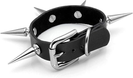 2-pack punkstil PU-läderarmband med nitar