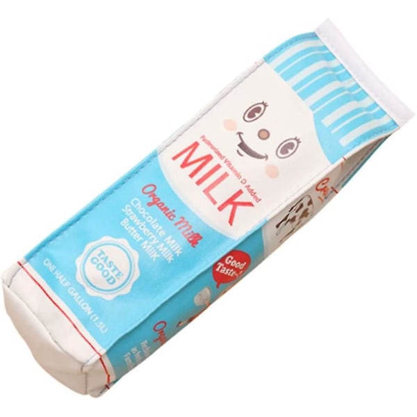 Søt Milk Shape Penaletui, melkekartong med stor kapasitet