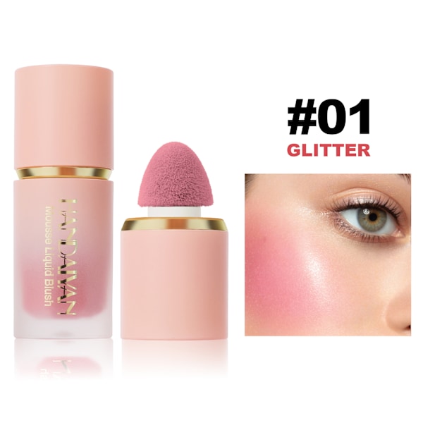 Flytande rouge contour HANDAIYAN naturlig modifiering lätt att färga matt rouge flytande rouge 1#