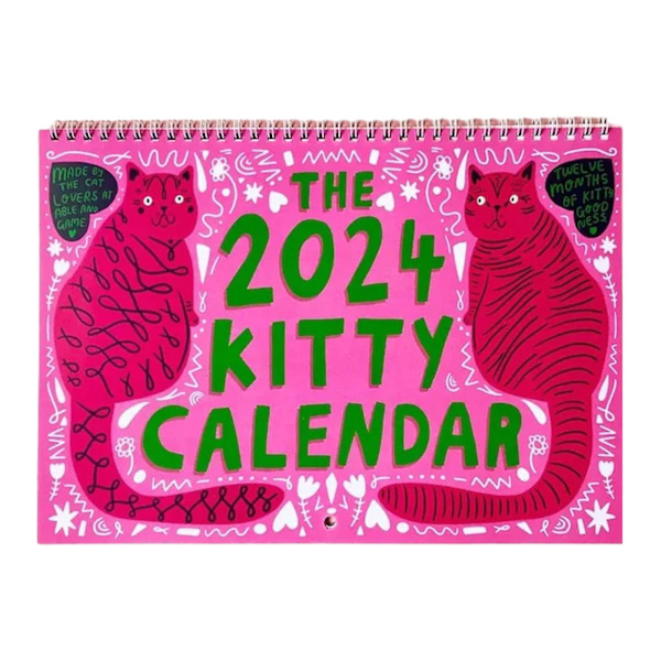 Vardagsrums-Kattmönsterkalender Bred Användning Kalender för Kontor