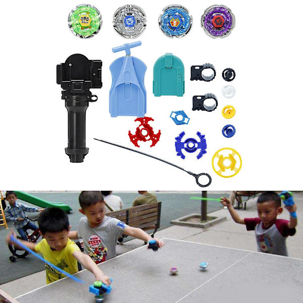 Metal Master för Fusion Top Rapidity Fight Sällsynt Beyblade 4d Launcher Grip Set Ne
