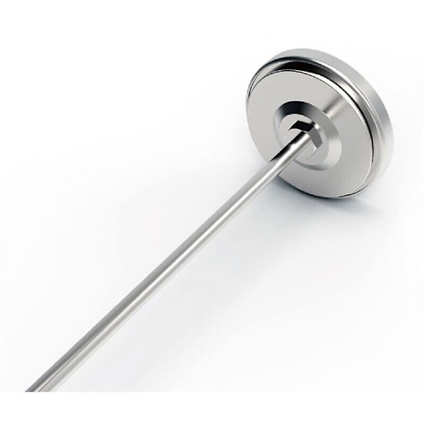 Komposttermometer - Rustfrit stål skive termometer til hjem og have kompost - 54mm dia C og F skive, 500mm temperatursonde Cisea kompost
