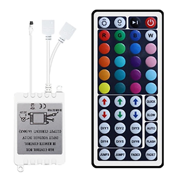RGB-kontrollbox med fjärrkontroll 44 tangenter RGB-kontrollbox 44 tangenter