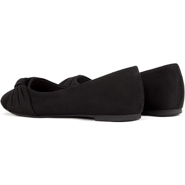 Dam Ballerina Ballerinaskor med Rosett Black 37