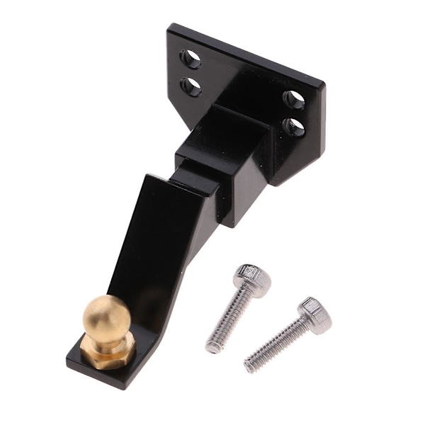Svart Metall Trailerkrok Shackle för Rc4wd D90 1/10 Rc Bil Bakre Stötfångare Montering