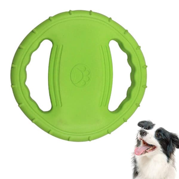 Hundeflyver med dobbelt håndtag - Grøn