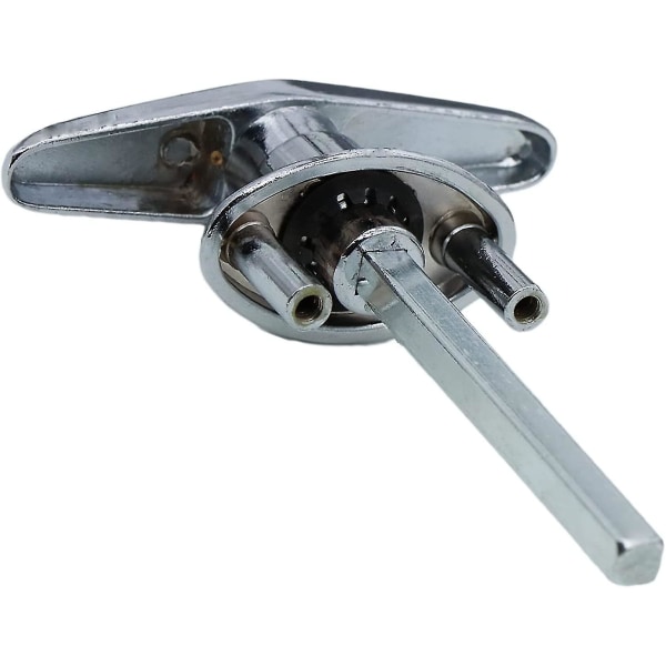 Garagedörr Nyckelsats T-handtag Låssats med 2 nycklar, universal T-handtag för skjuldörrlås